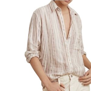 Aritzia Community Veritas Shirt Cottage Effortless Old Money Womens S Linen